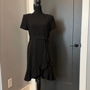 Calvin Klein Collection Black Asymmetrical Dress